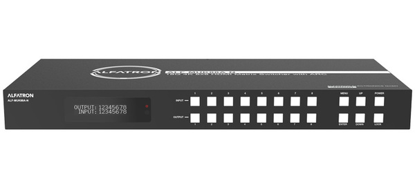 ALF-MUK88A-N GEN 2 8X8 HDMI MATRIX THAT SUPPORTS TRANSMISSION OF VIDEO AND MUILTI-CHANNEL HIGH RESOLUTION